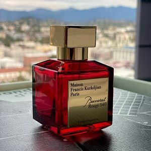 Baccarat Rouge 540 extrait de parfum EMPTY bottle Decoration Design